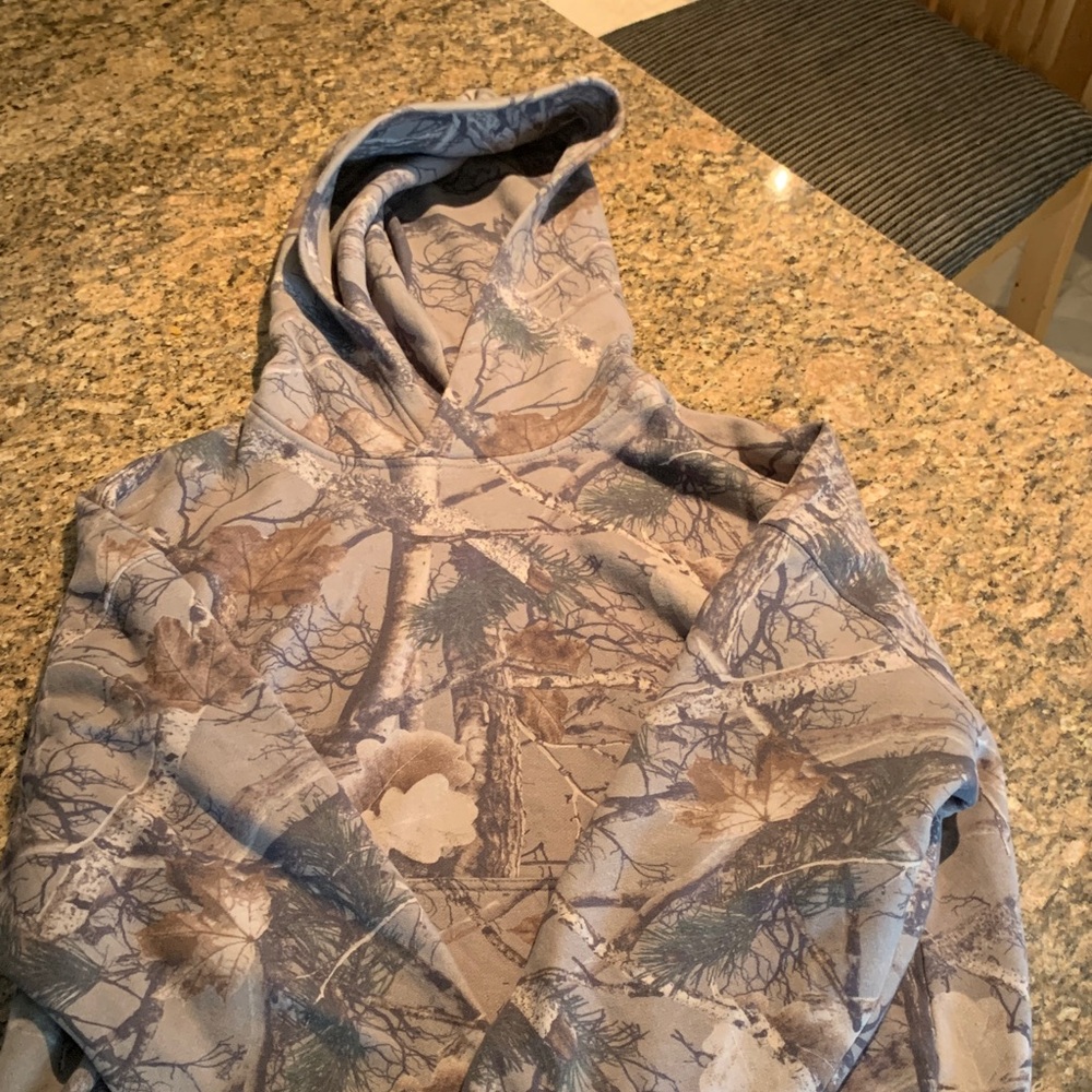 Hollister Camouflage Hooded Sweatshirt